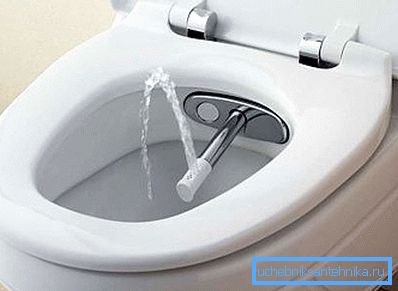 Toilet with bidet - the perfect choice for a small washroom