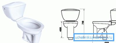 Toilet with bottom drain Toilet with bottom drain