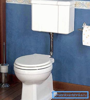 Toilet with separate cistern Toilet with separate cistern