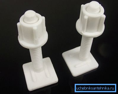 Universal hardware for plastic toilet seat Universal hardware for plastic toilet seat