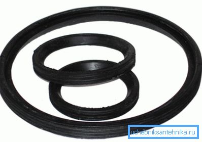 Sealing rings for sewer pipes of various sizes Sealing rings for sewer pipes of various sizes