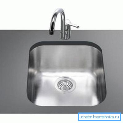 Installing the sink under the tabletop is very difficult due to the fact that it is necessary to properly seal the joint and ensure solidity of fastening Installing the sink under the tabletop is very difficult due to the fact that it is necessary to properly seal the joint and ensure solidity of fastening