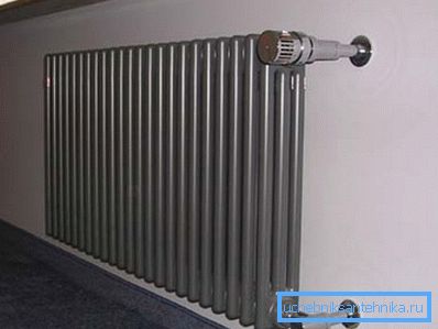 Installing a steel radiator is a good solution.