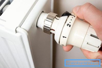 Installing a thermostatic valve (in the photo) just does not hurt