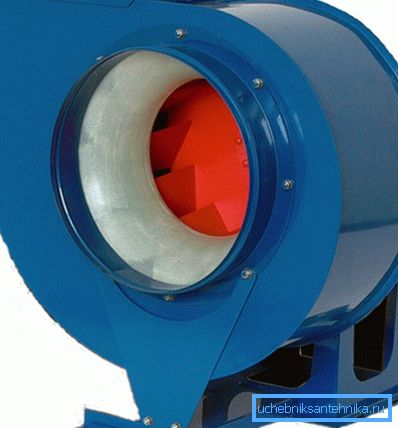 Installation of centrifugal type Installation of centrifugal type