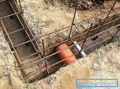 1198 Mounted liner for laying sewage