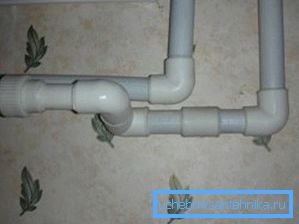 Fittings installed Fittings installed