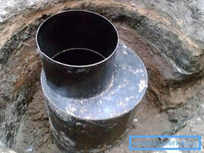 Steel sheet mounted well Steel sheet mounted well
