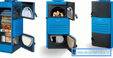 Devices operating on wood or coal, are presented in a very wide range.