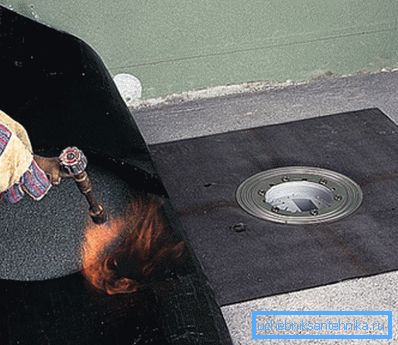 The device of the waterproofing layer The device of the waterproofing layer