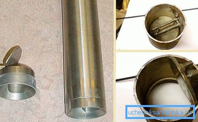 The device zhelonki with a flat valve The device zhelonki with a flat valve
