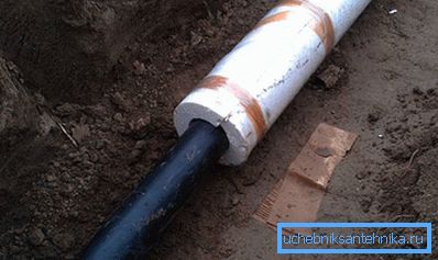 1216 Shell for pipe insulation in the ground