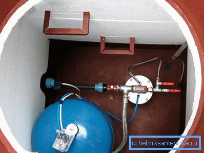 Warming caisson inside