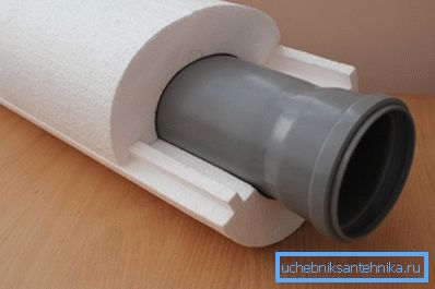 Insulation of expanded polystyrene (PPS) with the system Insulation of expanded polystyrene (PPS) with the system