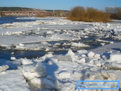 Bridges are built in places where ice drifts form. Bridges are built in places where ice drifts form.