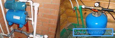 In one system of water supply several accumulators can be installed. In one system of water supply several accumulators can be installed.