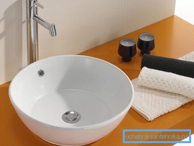 Recently applied overhead washbasins. Recently applied overhead washbasins.