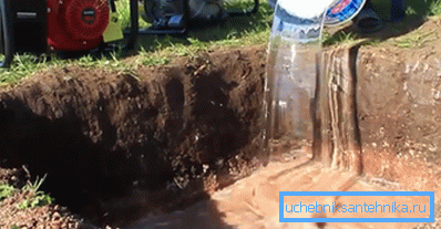 At least one cube of water should be placed in the pit At least one cube of water should be placed in the pit