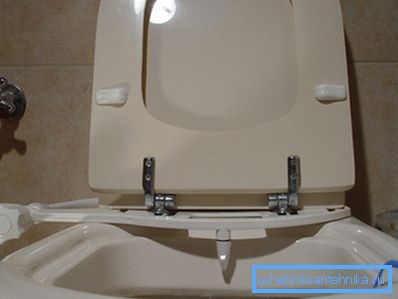 A bidet on the toilet is offered for sale. A bidet on the toilet is offered for sale.