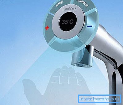 In the case of a touch mixer, it is not necessary to contact the tap In the case of a touch mixer, it is not necessary to contact the tap