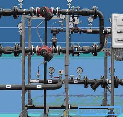 The thermal point contains the main control units of the heating system. The thermal point contains the main control units of the heating system.