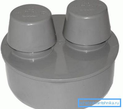 Vacuum valve in the factory version. Vacuum valve in the factory version.