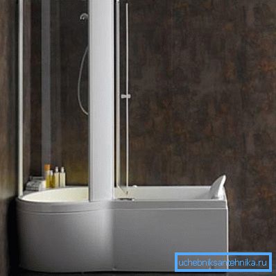 Bathroom combined with a shower system Albatros Bathroom combined with a shower system Albatros