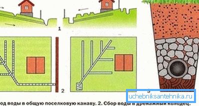 Drainage options. Drainage options.