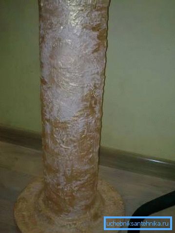 Metal pipe vase