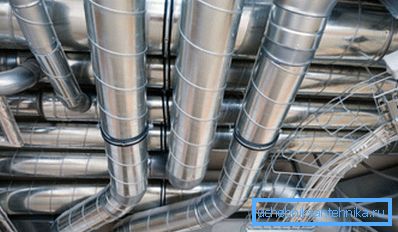 Ventilation ducts in the enterprise. Ventilation ducts in the enterprise.