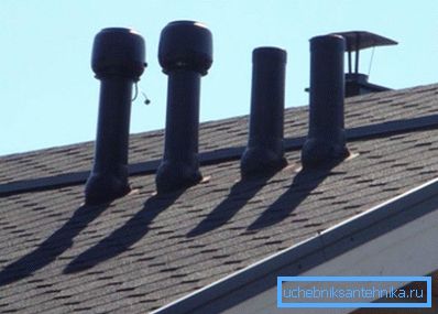 Ventilation outlets Ventilation outlets