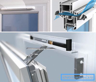 PVC windows ventilation - various types