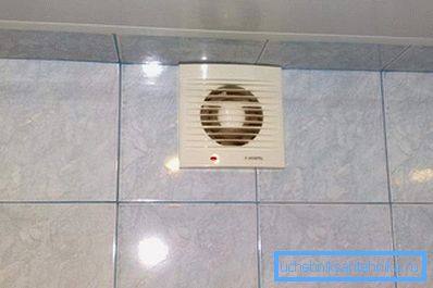 Ventilation in the bathroom
