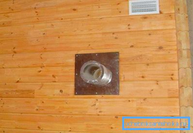 Ventilation in the bathroom in a wooden house should provide air exchange at 50 m3 / h. Ventilation in the bathroom in a wooden house should provide air exchange at 50 m3 / h.