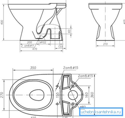 Vertical drain. Vertical drain.