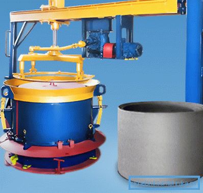 Vibro-form for the production of rings. Vibro-form for the production of rings.