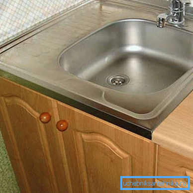 It is seen that under the sink assembled stand It is seen that under the sink assembled stand