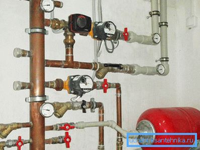 2830 Types of materials for the heating system