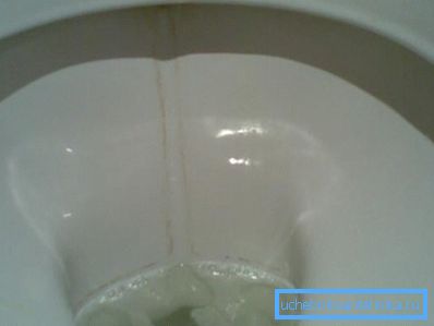 The toilet bowl can be the culprit The toilet bowl can be the culprit