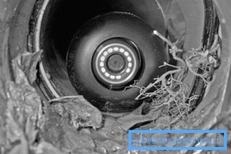 Visual inspection of sewer pipes