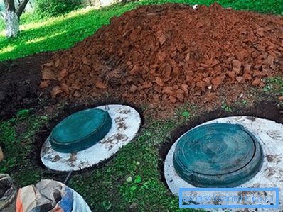 The appearance of the finished septic tank The appearance of the finished septic tank