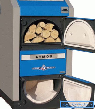 Appearance of the pyrolysis boiler