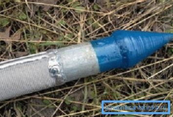 The appearance of the pipe with a filter for the manufacture of the Abyssinian well The appearance of the pipe with a filter for the manufacture of the Abyssinian well