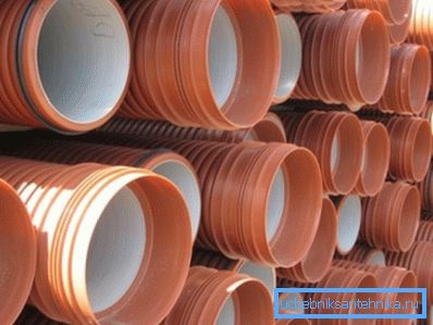 Drainage corrugated drainage pipe PVC diameter 300 mm Drainage corrugated drainage pipe PVC diameter 300 mm