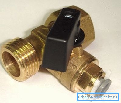 Plumbing tee with tap for cutting off the branch.