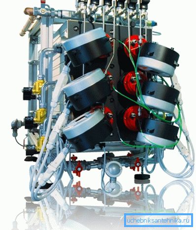 Hydrogen heating boiler ready for operation Hydrogen heating boiler ready for operation
