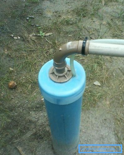 Well-equipped water well Well-equipped water well