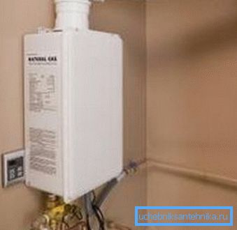 Water heating with gas boiler - the best option for heating the cottage Water heating with gas boiler - the best option for heating the cottage