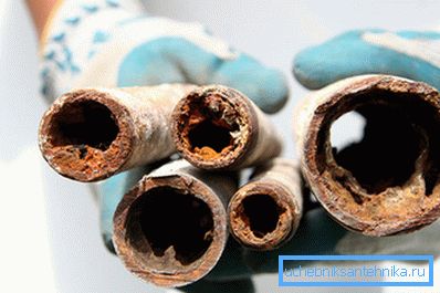 Impact of the centralized system on the inner surface of the pipes Impact of the centralized system on the inner surface of the pipes