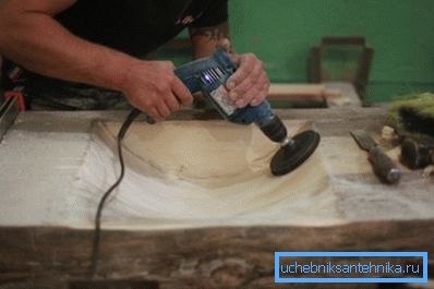 Take a drill with a grinding wheel and sand the bottom Take a drill with a grinding wheel and sand the bottom